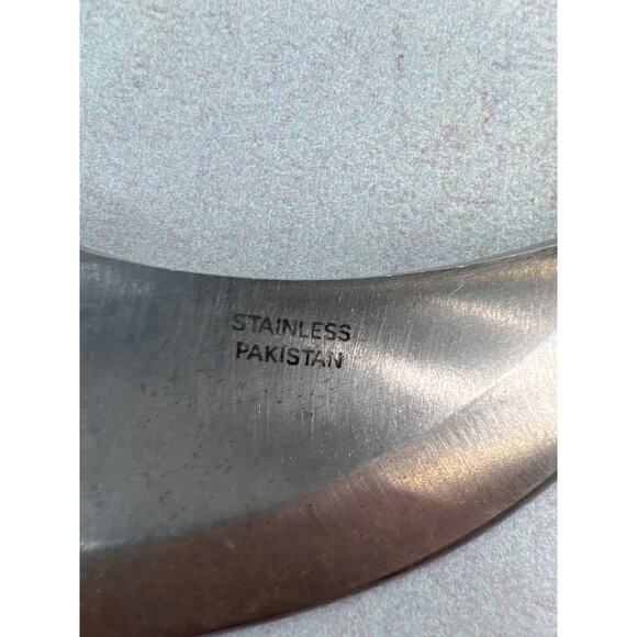 Pakistan Short Blade/ Plain Edge/ Multi Colored Wood Handle/ Self-Defense - Picture 3 of 12